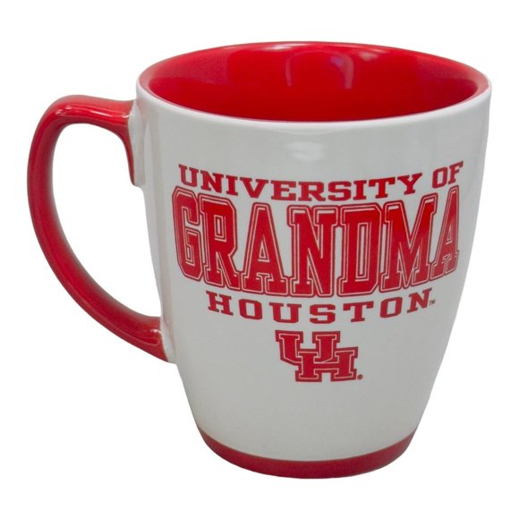 RFSJ Inc University of Houston Ceramic Grandma Mug Red & White EUC - Picture 1 of 1